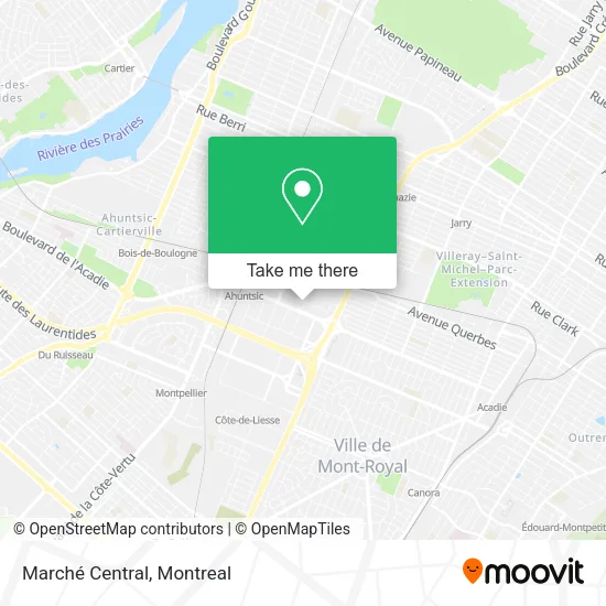 Marché Central map
