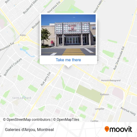 Galeries d'Anjou map