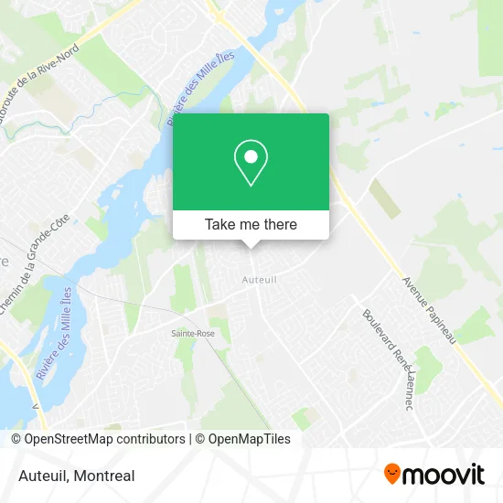 Auteuil map