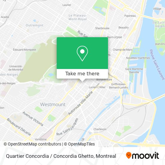 Quartier Concordia / Concordia Ghetto map
