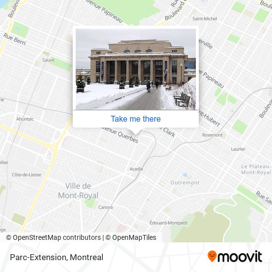 How To Get To Parc Extension In Montreal By Metro Bus Or Train