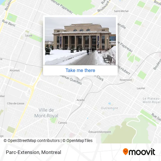 Parc-Extension map