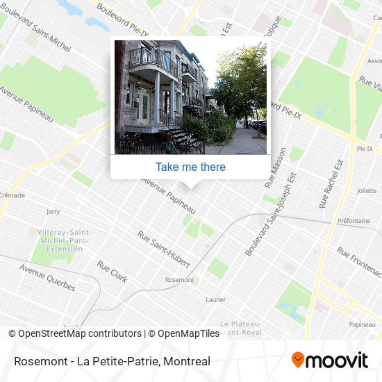 Rosemont - La Petite-Patrie map