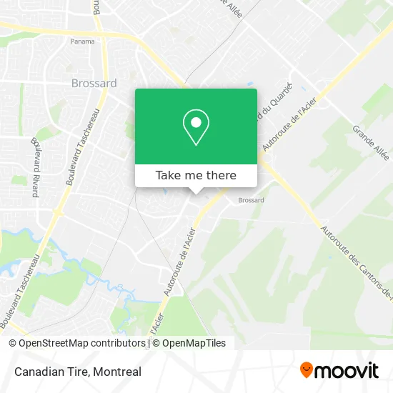 Canadian Tire map