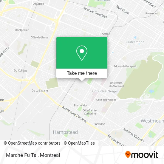 Marché Fu Tai map