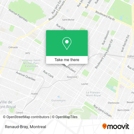 Renaud-Bray map