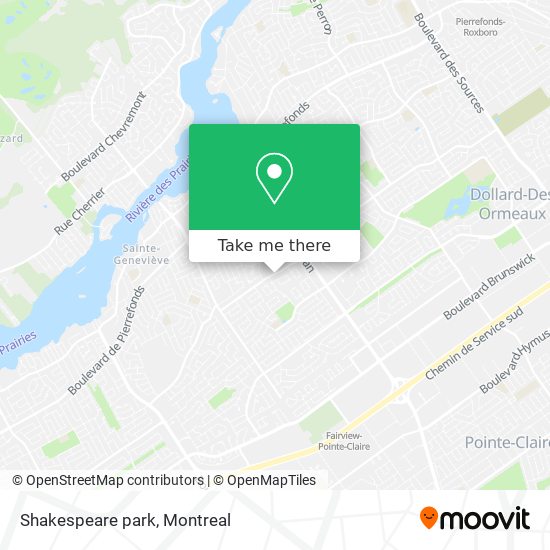 Shakespeare park map