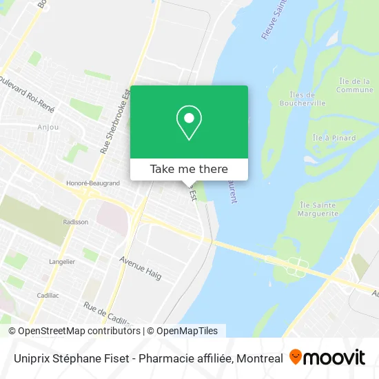 Uniprix Stéphane Fiset - Pharmacie affiliée map