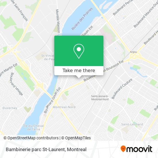 Bambinerie parc St-Laurent map