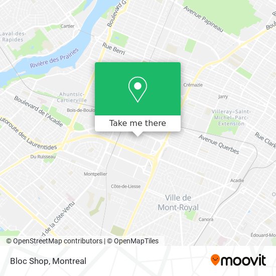 Bloc Shop map