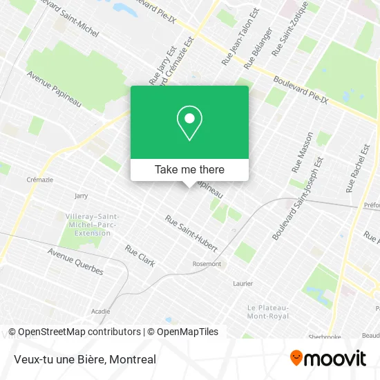 Veux-tu une Bière map