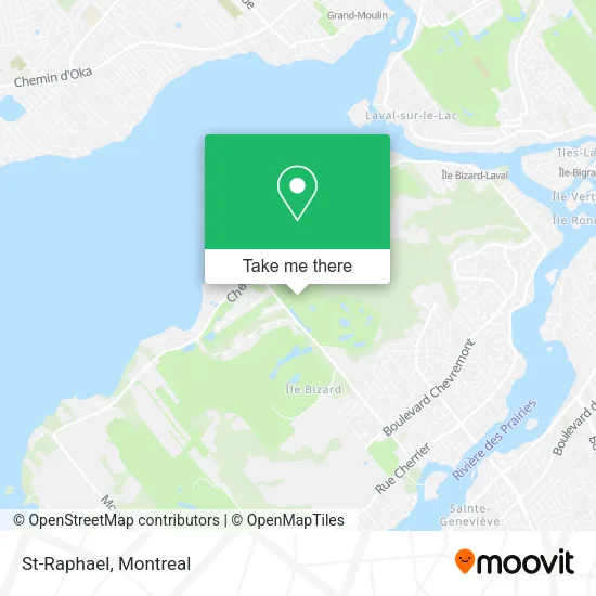 St-Raphael map