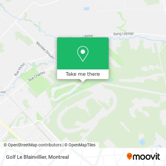 Golf Le Blainvillier map