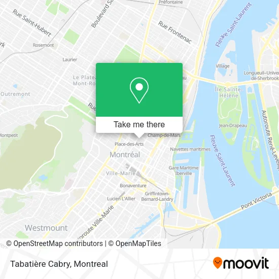 Tabatière Cabry map