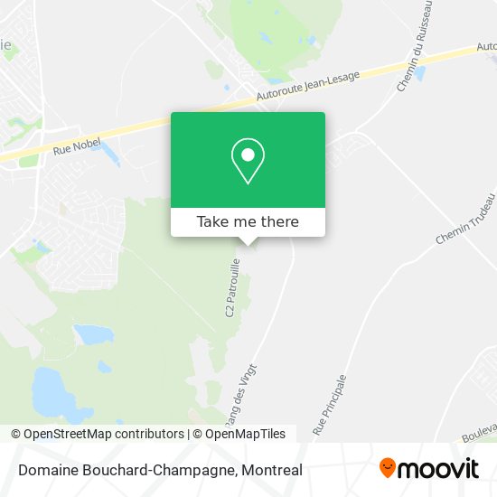Domaine Bouchard-Champagne map