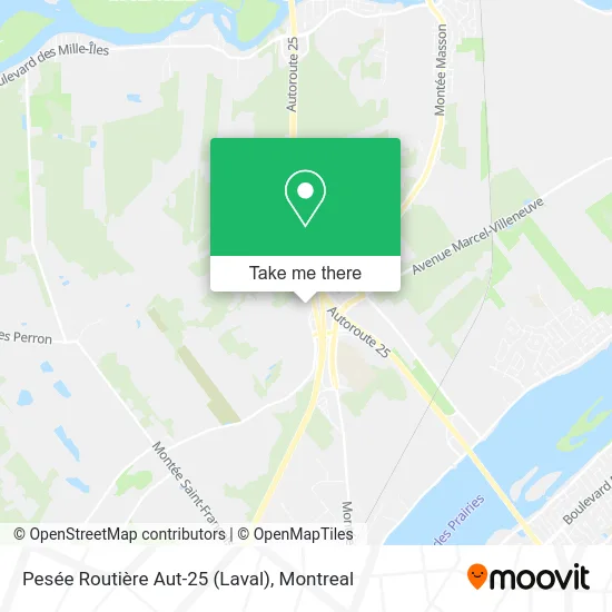 Pesée Routière Aut-25 (Laval) map