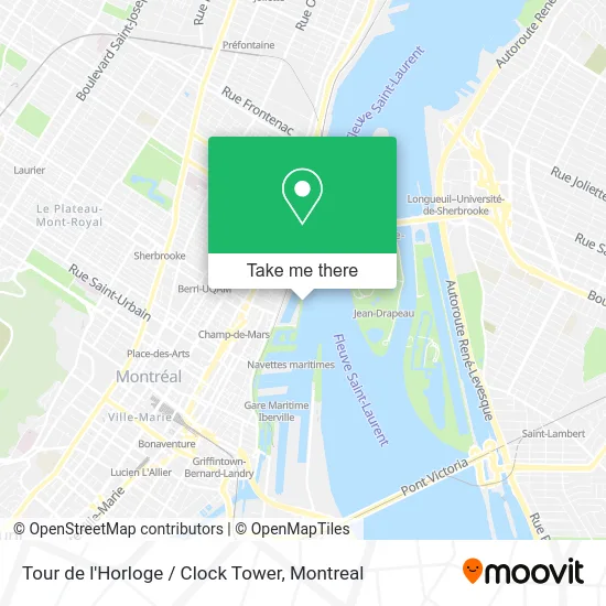 Tour de l'Horloge / Clock Tower map