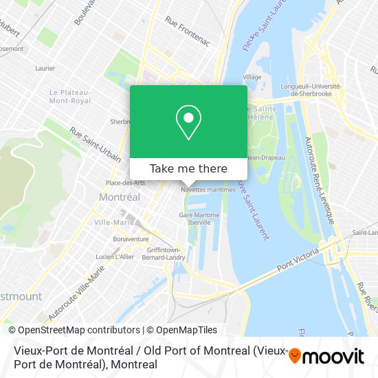 Vieux-Port de Montréal / Old Port of Montreal map