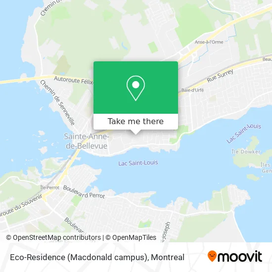 Eco-Residence (Macdonald campus) map
