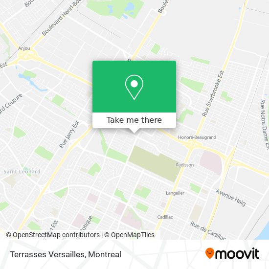 Terrasses Versailles map