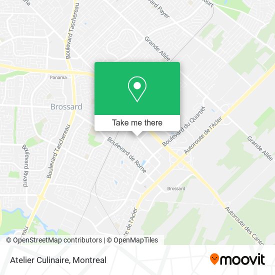 Atelier Culinaire map