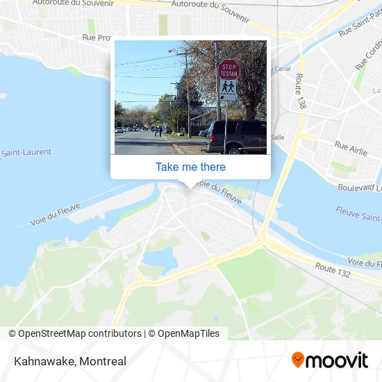 Kahnawake map