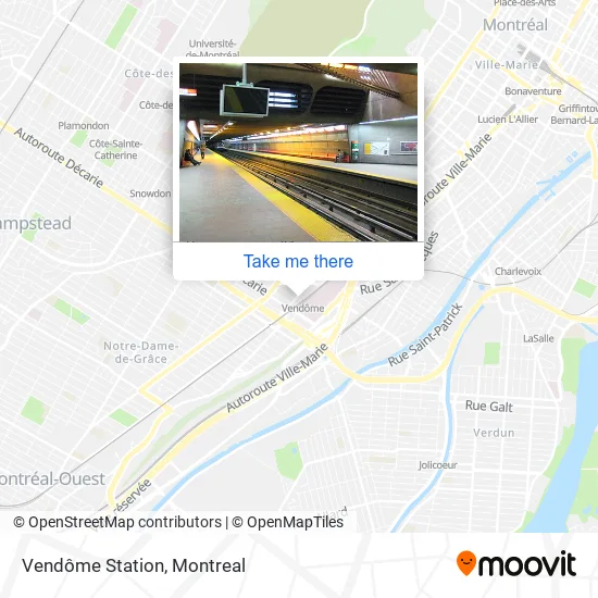 Vendôme Station map
