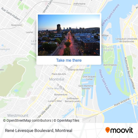René Lévesque Boulevard map