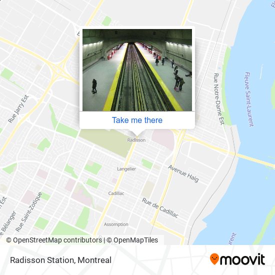 Radisson Station map