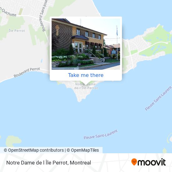 Notre Dame de l Île Perrot map