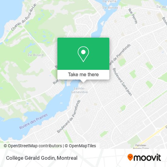 Collège Gérald Godin map