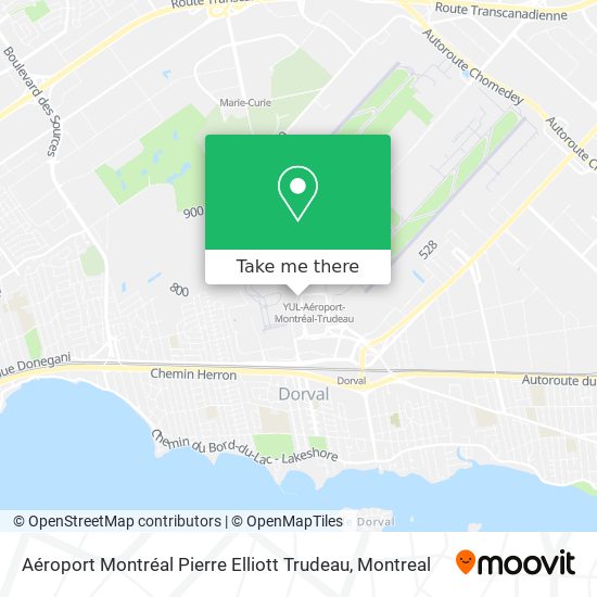 Aéroport Montréal Pierre Elliott Trudeau map