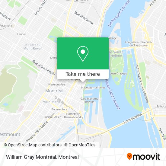 William Gray Montréal map