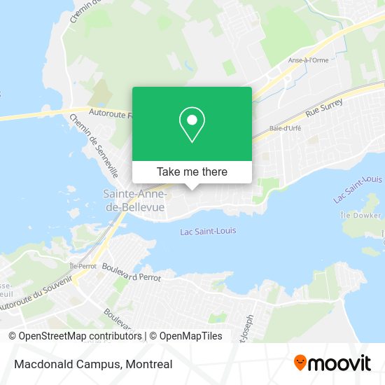 Macdonald Campus map