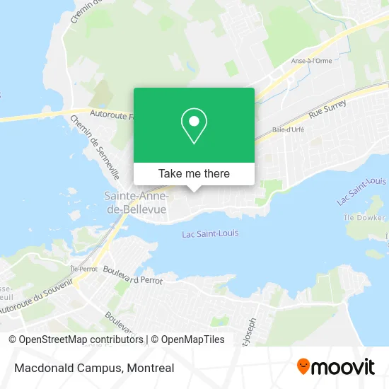 Macdonald Campus map