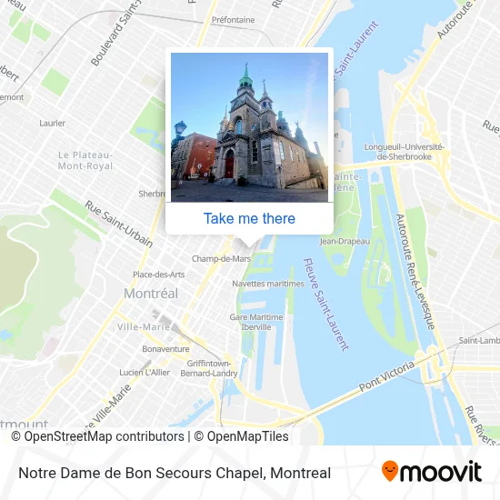 Notre Dame de Bon Secours Chapel map