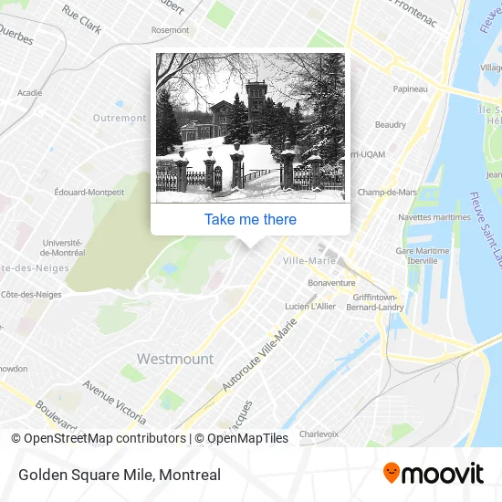 Golden Square Mile map