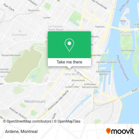 Ardene map
