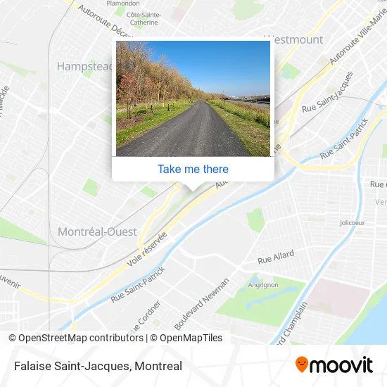 Falaise Saint-Jacques map