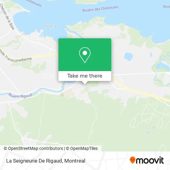 La Seigneurie De Rigaud map