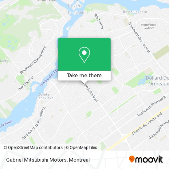 Gabriel Mitsubishi Motors map