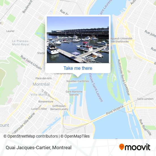 Quai Jacques-Cartier map