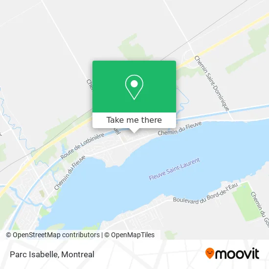 Parc Isabelle map