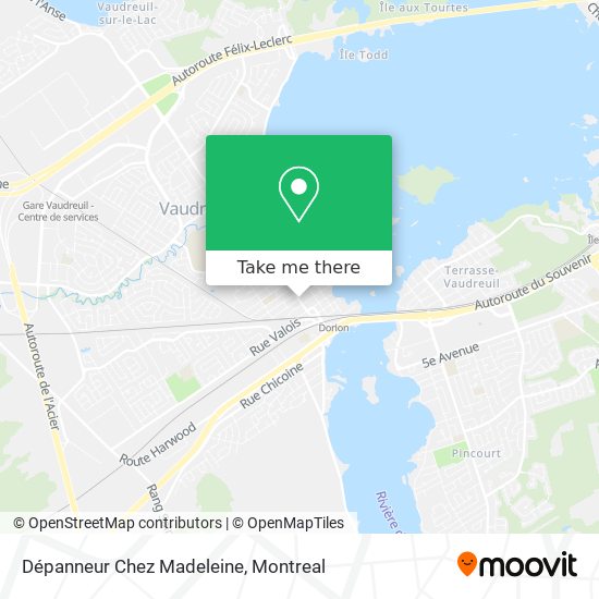 Dépanneur Chez Madeleine map