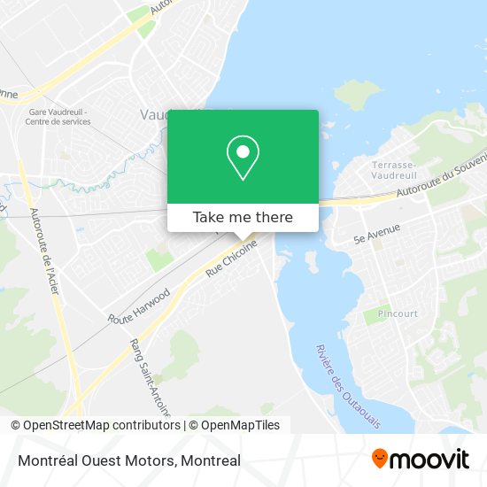 Montréal Ouest Motors map