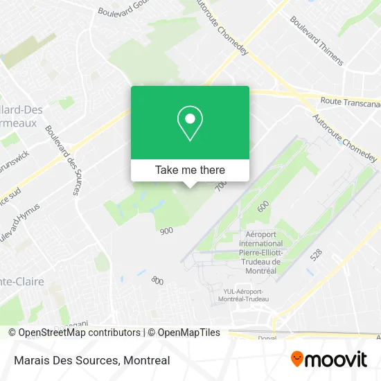 Marais Des Sources map