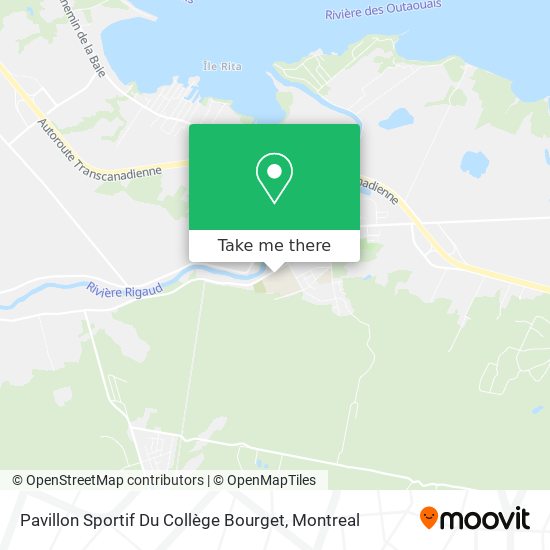 Pavillon Sportif Du Collège Bourget map