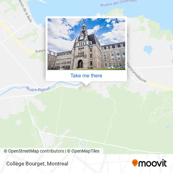 Collège Bourget map
