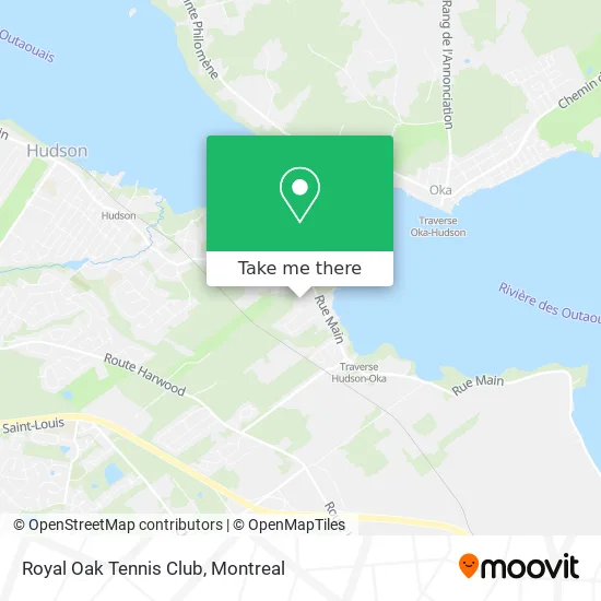 Royal Oak Tennis Club map