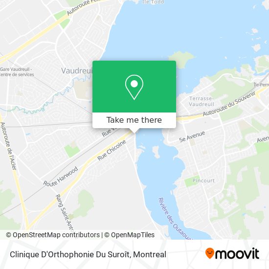 Clinique D'Orthophonie Du Suroît map